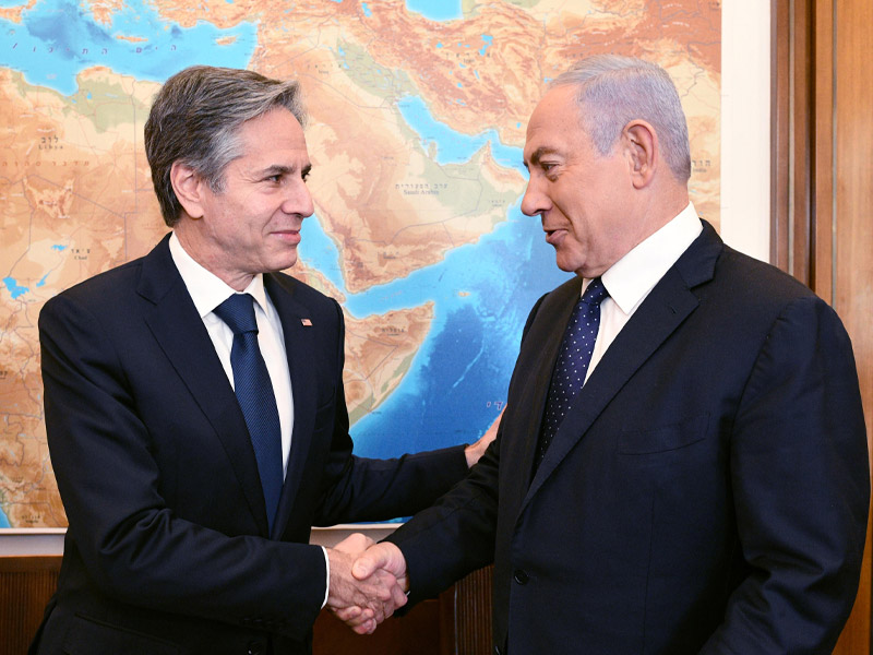 Blinken Netanyahu ilə görüşüb