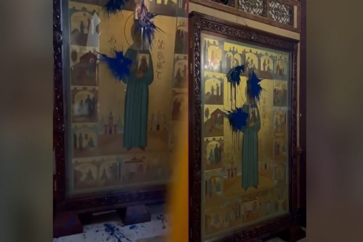 Gürcüstan patriarxlığı “Moskvalı Makrona” ikonasında Stalinin təsvir edilməsinə münasibət bildirib